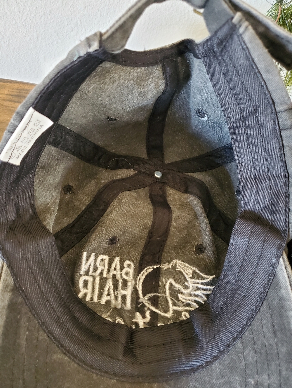 Bundle: 2 Distressed Horse Lover Baseball Caps - Barn Hair & Horse Girl - Picture 6 of 12